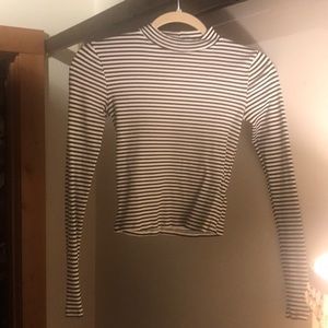 Striped crop top